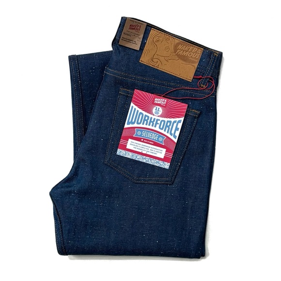 Naked & Famous Denim Workforce Selvedge Denim - Weird Guy Jeans - Picture 1 of 8